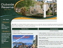 Tablet Screenshot of clubsidereserve.org